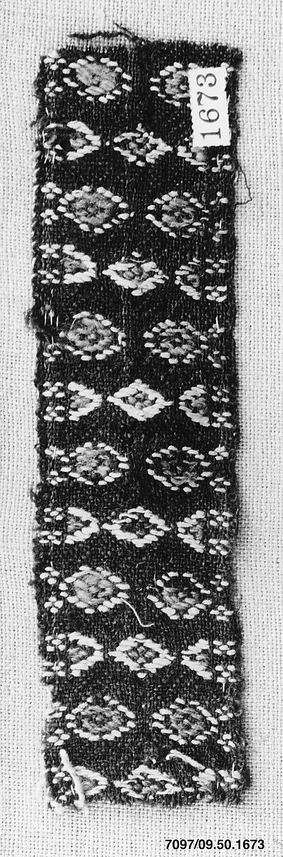Fragment, Wool and linen, Bulgarian 