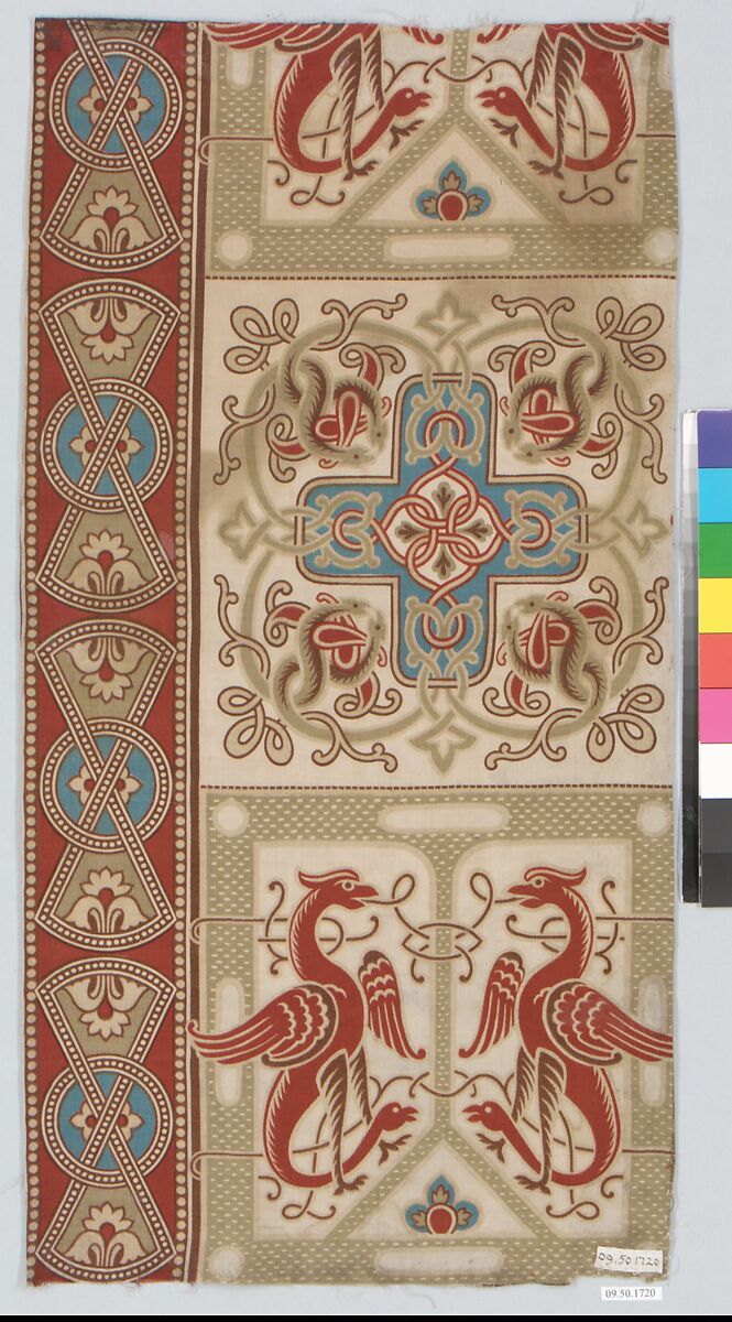 Fragment, Cotton, German (Rhenish or Alsatian) or Russian