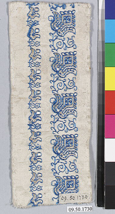 Fragments (2), Silk on linen, German 
