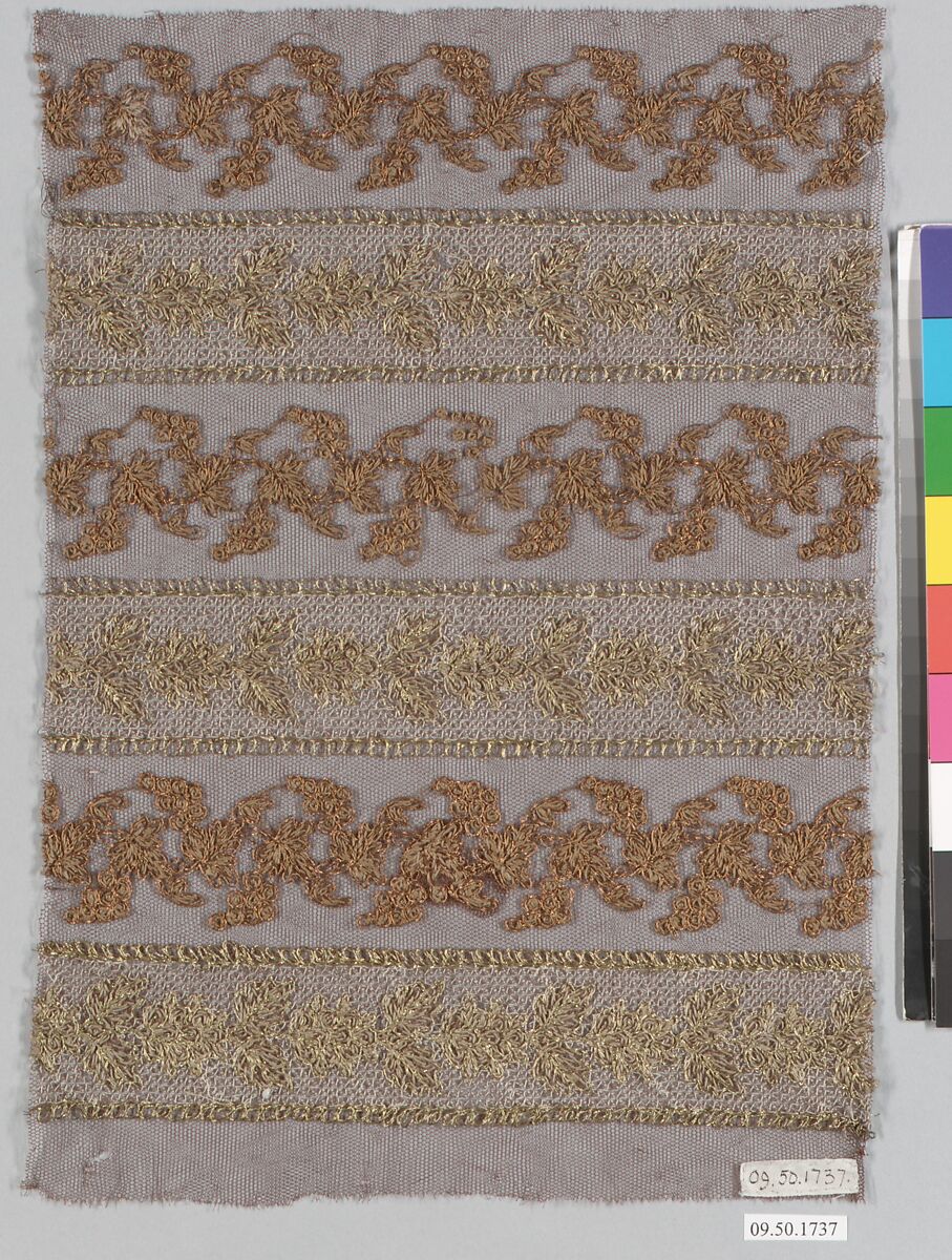 Fragment, Machine made lace, German