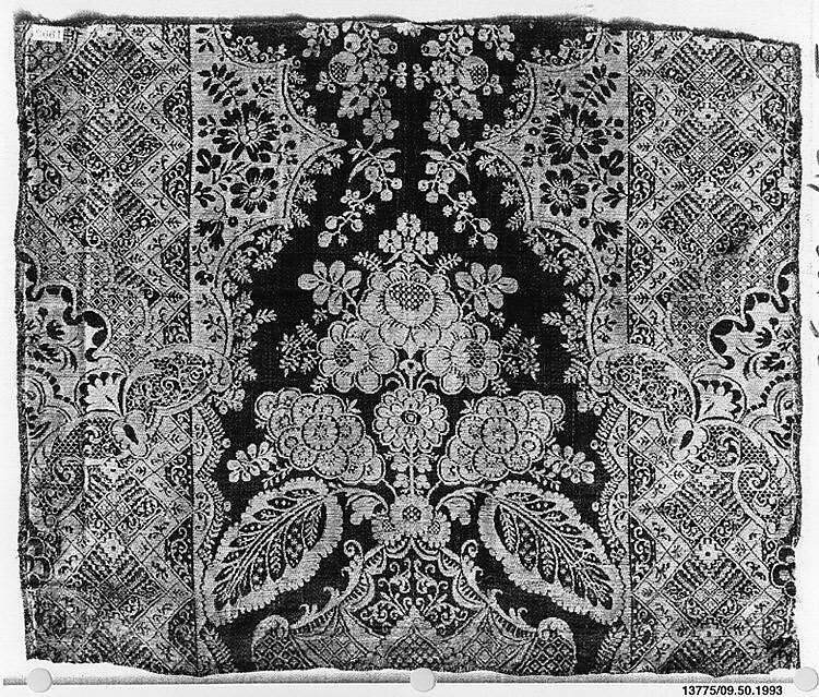 Piece, Silk and linen, French 
