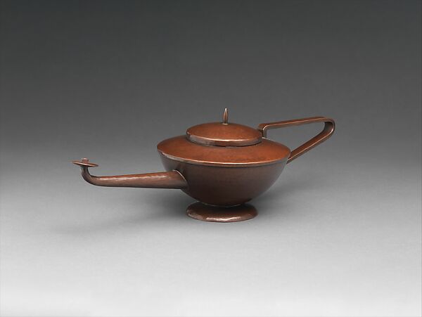 Lantern, Dirk Van Erp (American, 1862–1933), Patinated copper, American