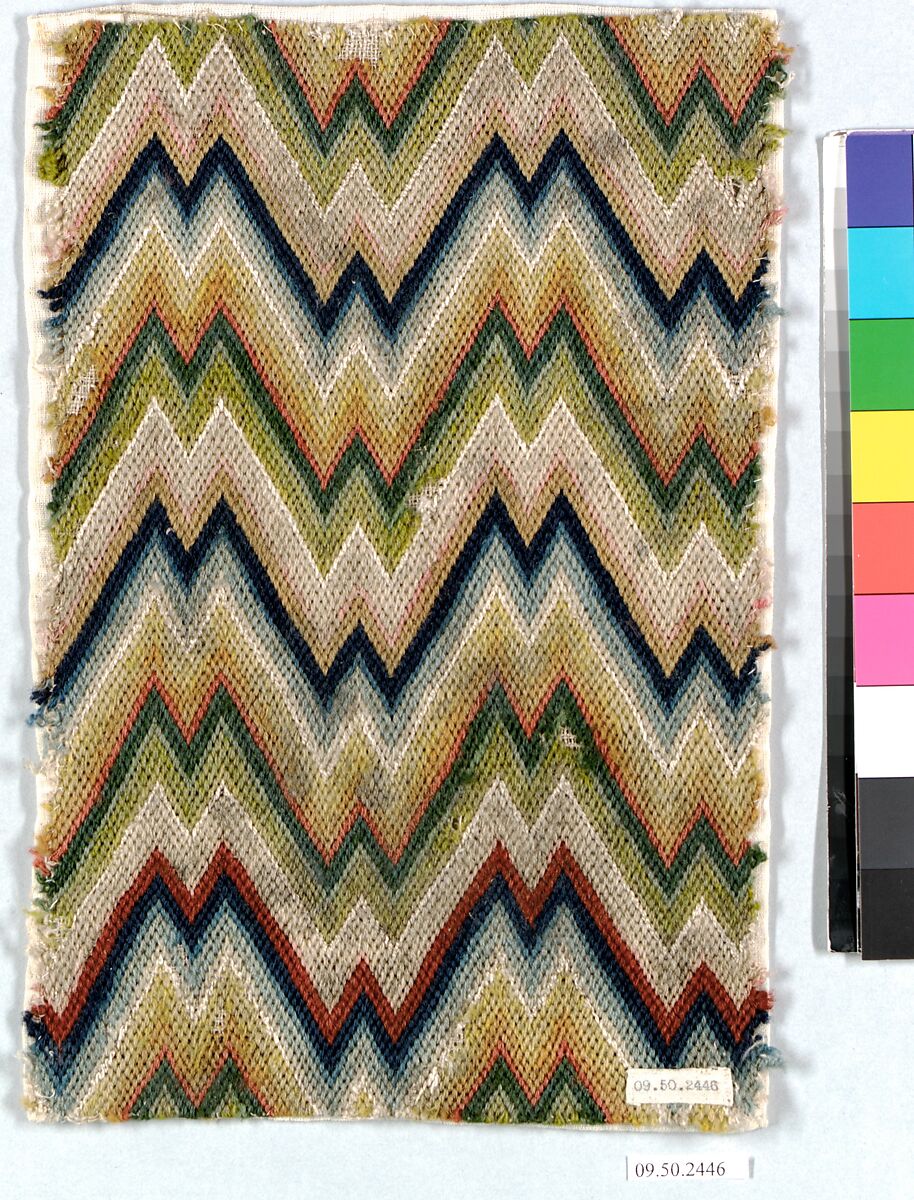 Fragment, Wool on canvas, possibly Italian