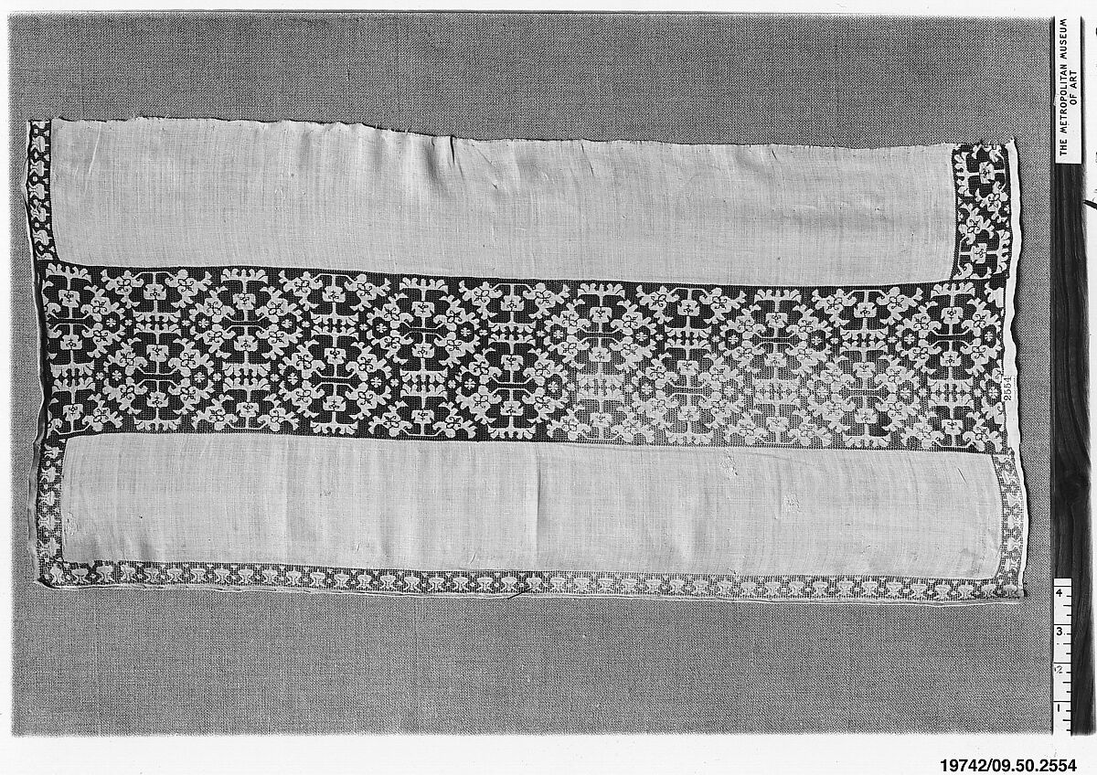 Panel, Silk on linen, Greek, Astypalaia 