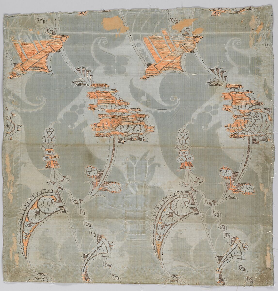 Piece, Silk and metal thread, Italian, Venice