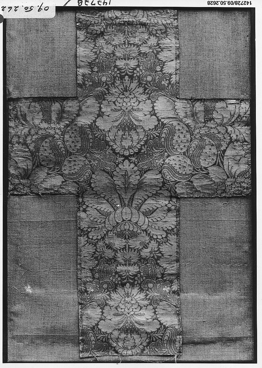 Orphrey, Silk and metal thread, French 