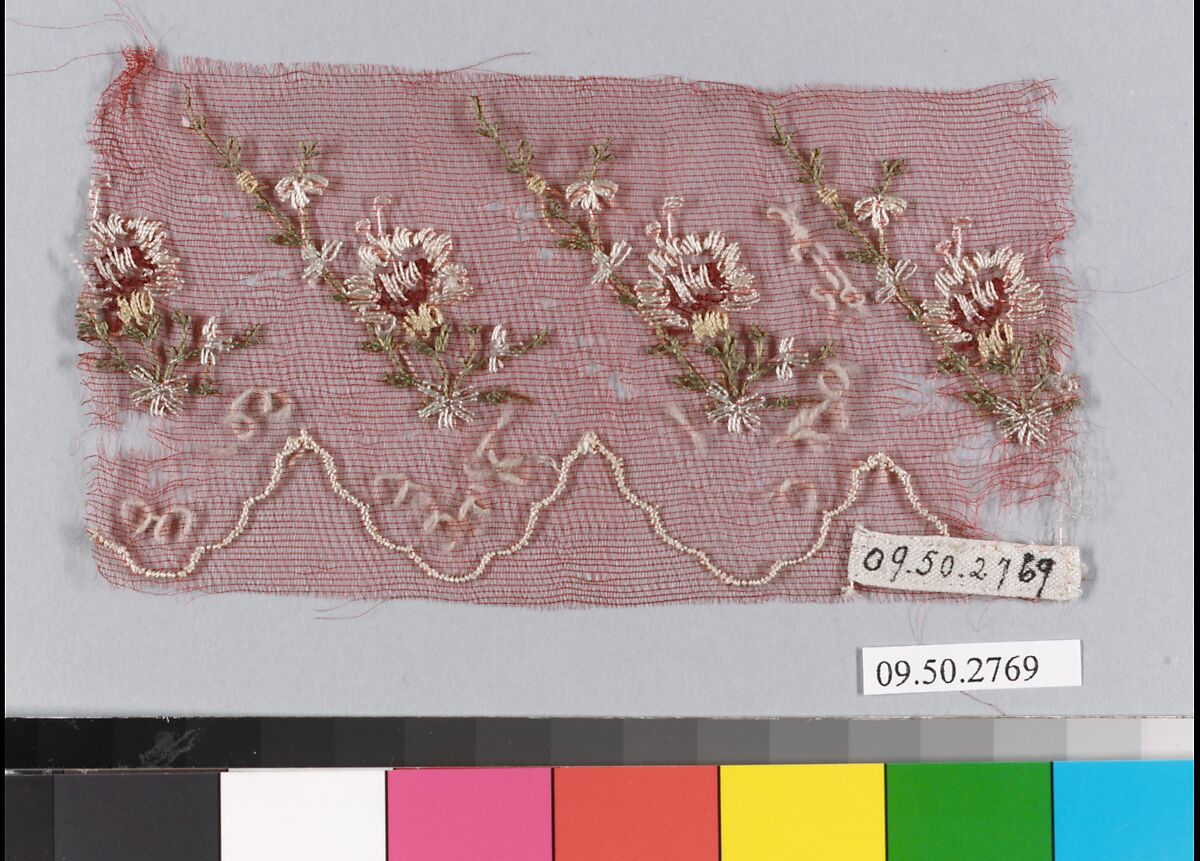 Fragment, Silk and wool, German