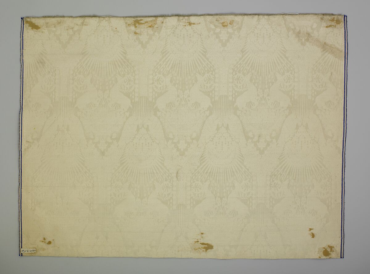 Piece, Silk, probably German