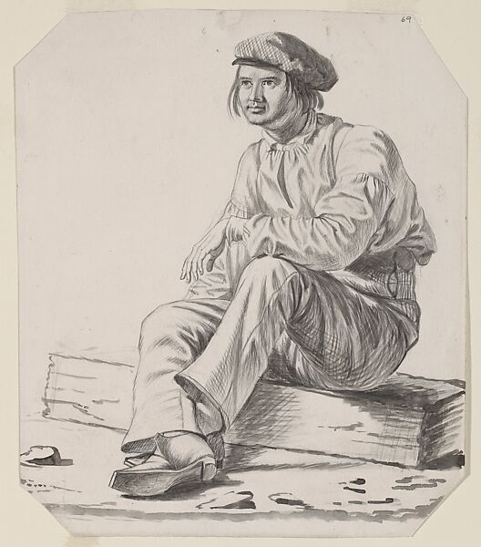George Caleb Bingham | Young Boatman, possible study for 
