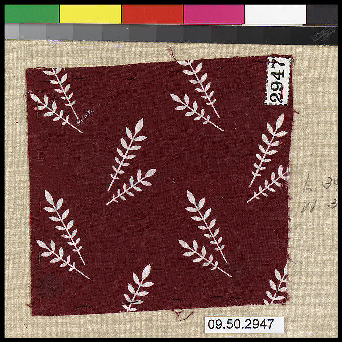Piece, Cotton, German 