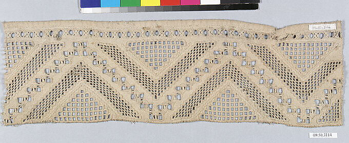 Fragment, Cutwork, Bohemian or Slovak 