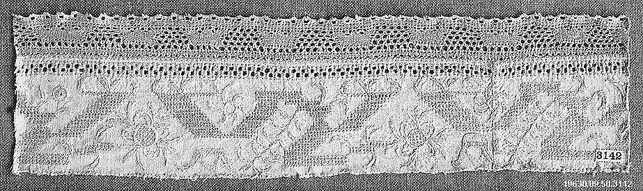 Fragment, Bobbin lace, Slavonic 