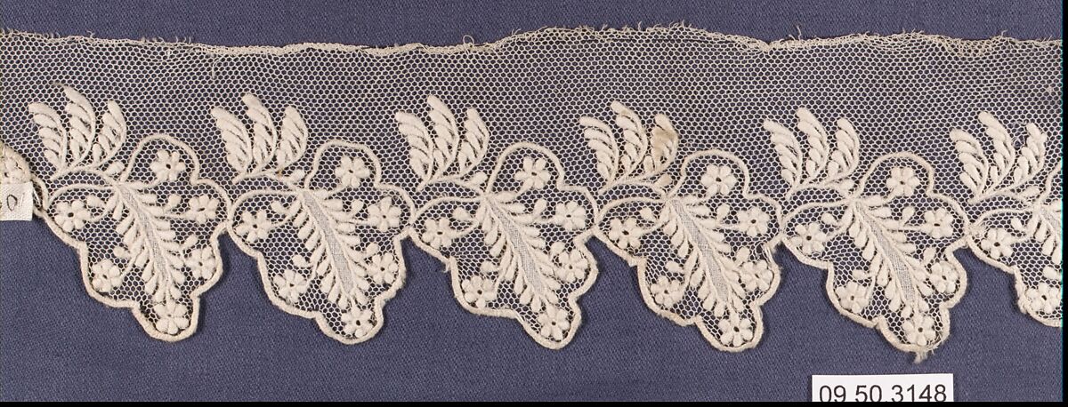 Edging, Machine made lace, British