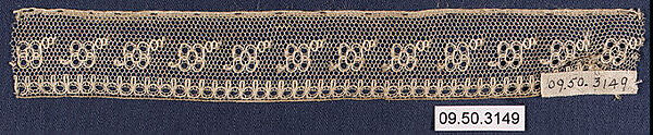 Strip, Machine made lace, British 
