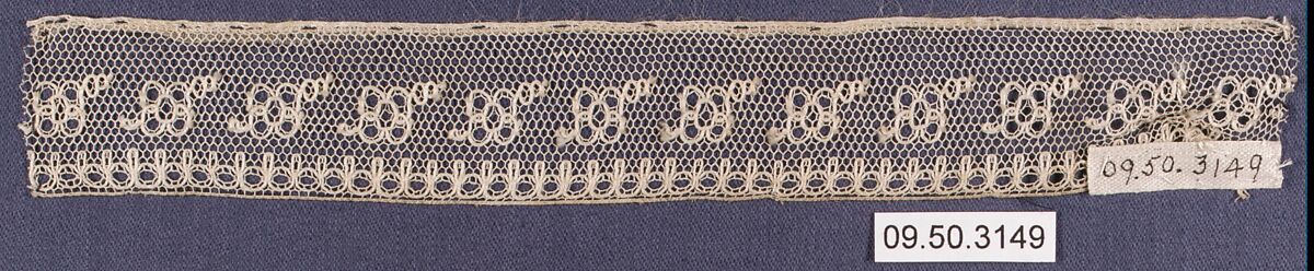Strip, Machine made lace, British