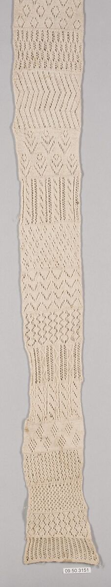 Strip, Knitted lace, German 