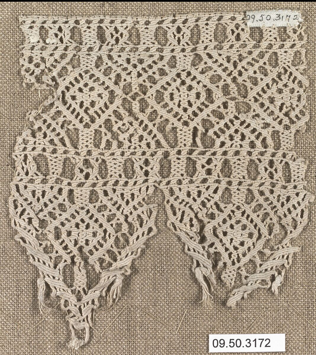 Fragment, Macramé, Italian