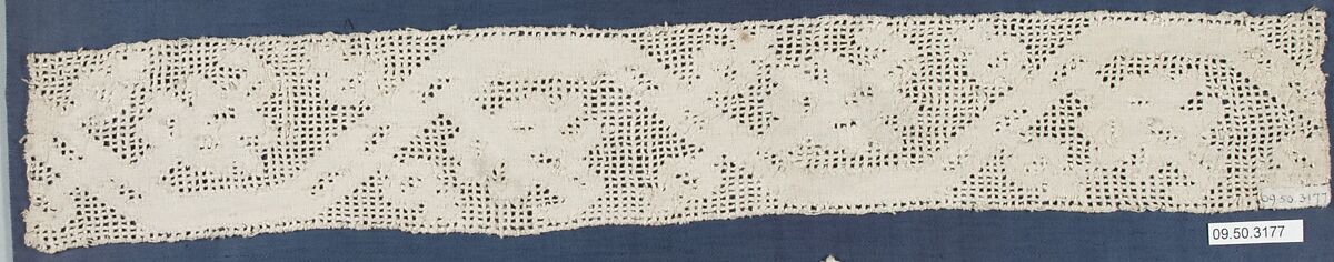 Band, Drawnwork, possibly German