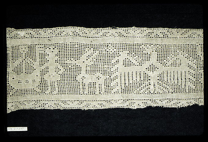 Band, Drawnwork, Italian, Sicily