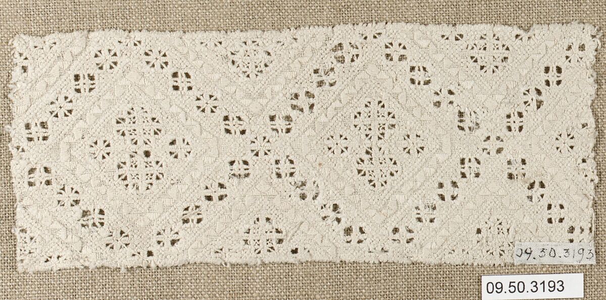 Fragment, Needle lace, German
