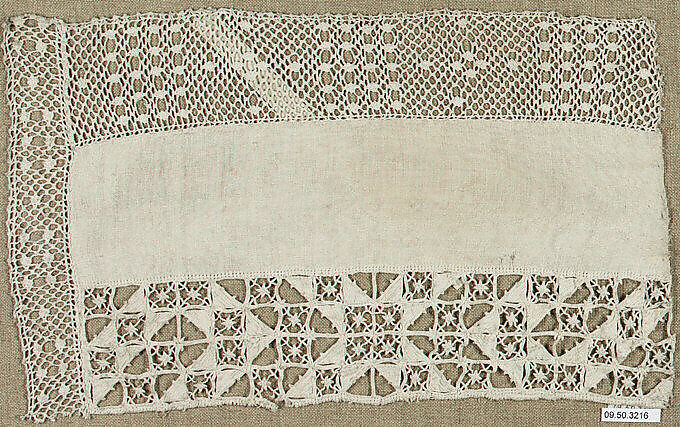 Fragment, Cutwork, German 