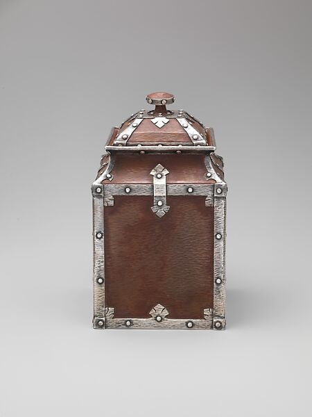 Box, Joseph Heinrichs (American, active ca. 1898–1937), Copper, silver, American 