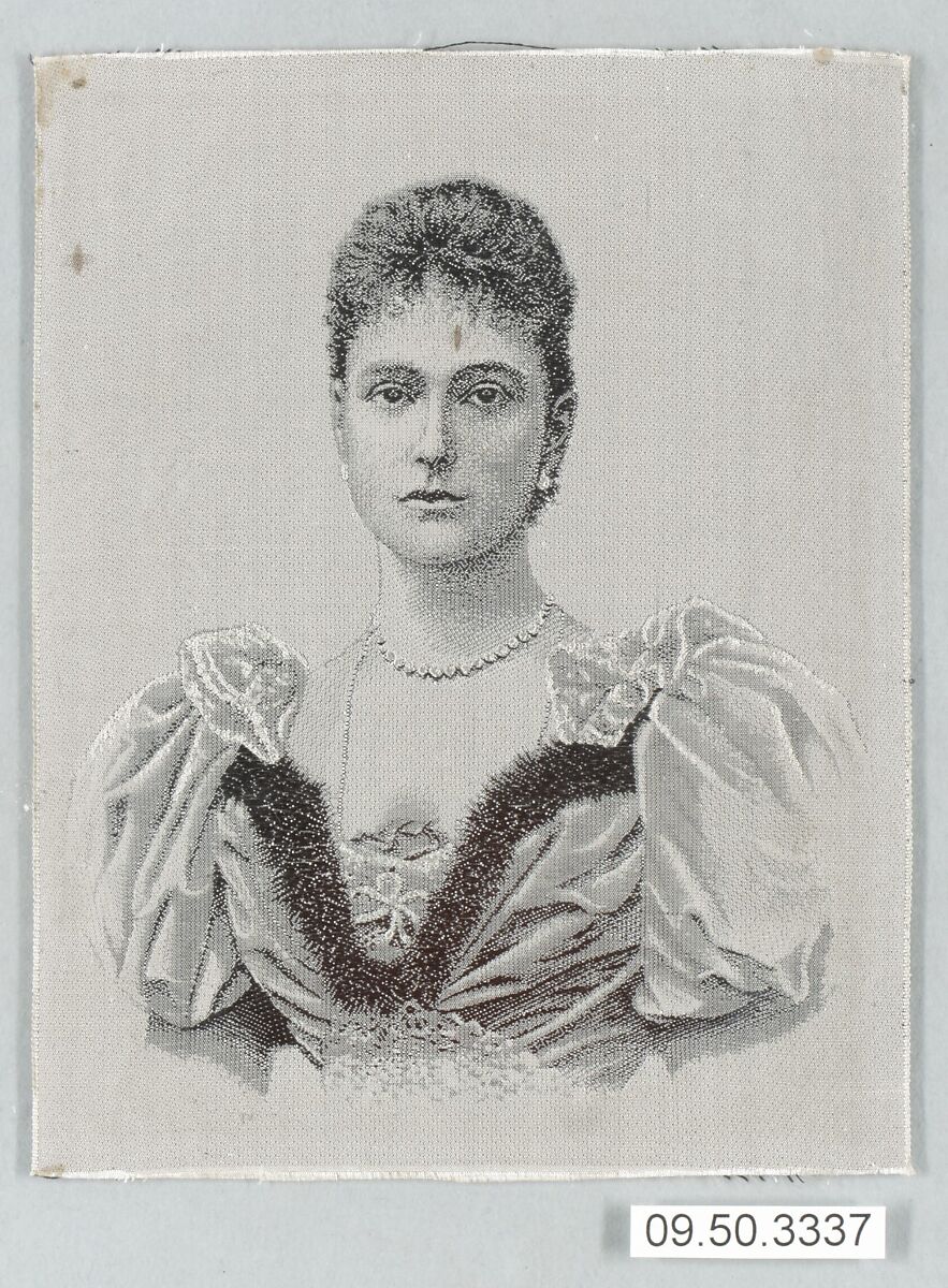 Alexandra Fyodorovna, Czarina of Russia (married 1894, d. 1917), Silk, German 