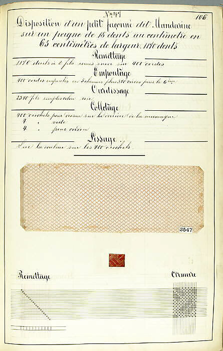 Théorie de la fabrication des étoffes de soie, Emile Klingholz, Silk, paper, French