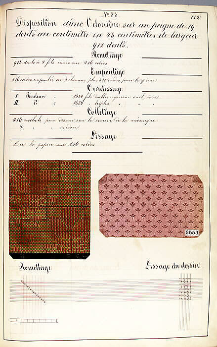Théorie de la fabrication des étoffes de soie, Emile Klingholz, Silk, paper, French