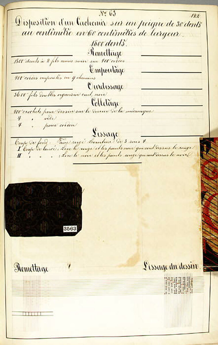 Théorie de la fabrication des étoffes de soie, Emile Klingholz, Silk, paper, French