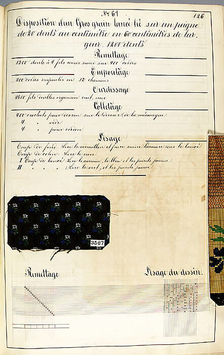 Théorie de la fabrication des étoffes de soie, Emile Klingholz, Silk, paper, French