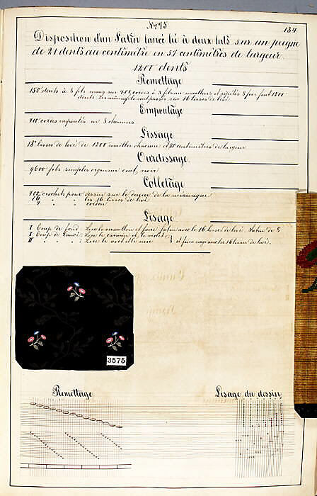 Théorie de la fabrication des étoffes de soie, Emile Klingholz, Silk, paper, French