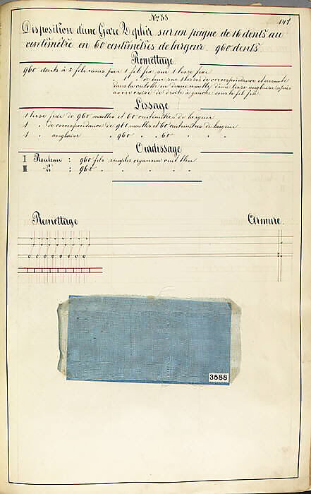 Théorie de la fabrication des étoffes de soie, Emile Klingholz, Silk, paper, French