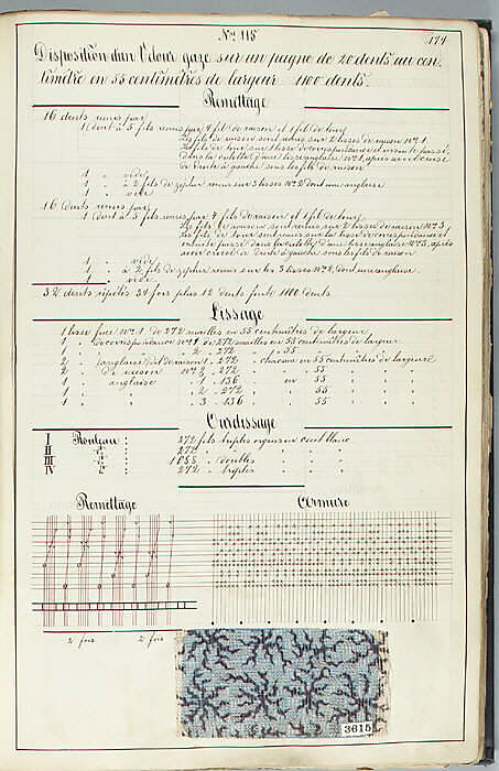 Théorie de la fabrication des étoffes de soie, Emile Klingholz, Silk, paper, French