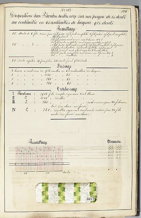 Théorie de la fabrication des étoffes de soie, Emile Klingholz, Silk, paper, French