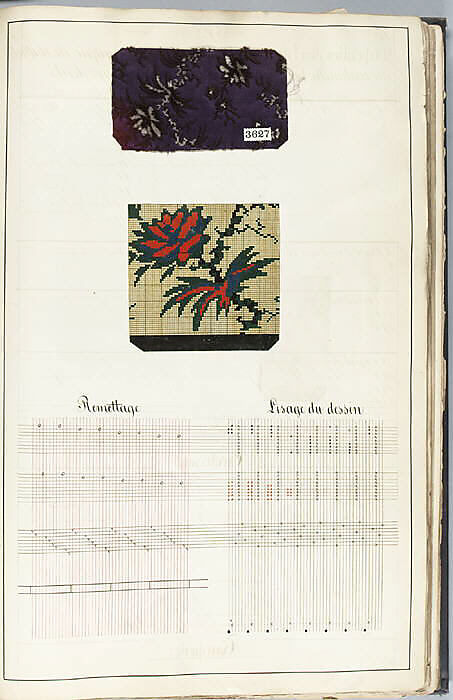 Théorie de la fabrication des étoffes de soie, Emile Klingholz, Silk, paper, French