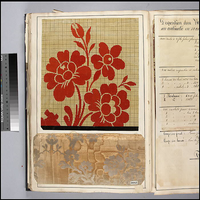 Théorie de la fabrication des étoffes de soie, Emile Klingholz, Silk, paper, French