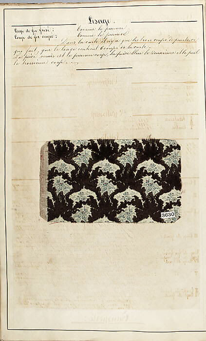 Théorie de la fabrication des étoffes de soie, Emile Klingholz, Silk, paper, French
