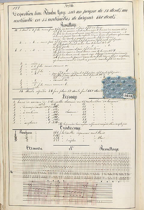 Théorie de la fabrication des étoffes de soie, Emile Klingholz, Silk, paper, French