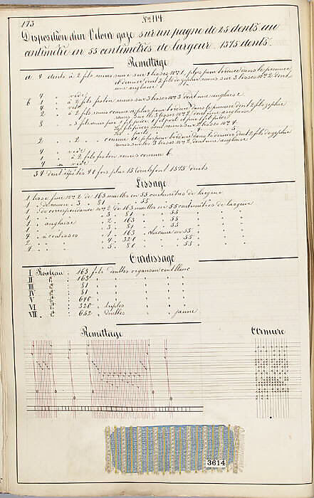 Théorie de la fabrication des étoffes de soie, Emile Klingholz, Silk, paper, French