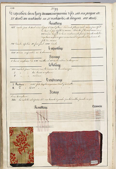 Théorie de la fabrication des étoffes de soie, Emile Klingholz, Silk, paper, French