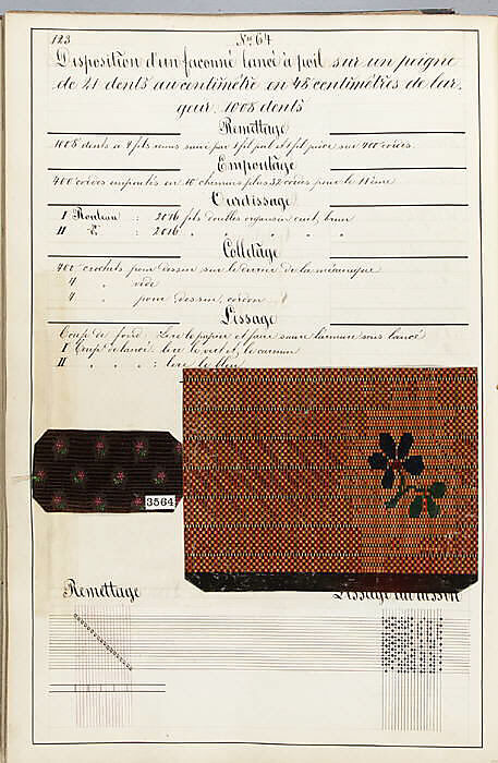 Théorie de la fabrication des étoffes de soie, Emile Klingholz, Silk, paper, French