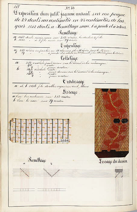 Théorie de la fabrication des étoffes de soie, Emile Klingholz, Silk, paper, French