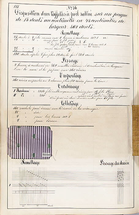 Théorie de la fabrication des étoffes de soie, Emile Klingholz, Silk, paper, French