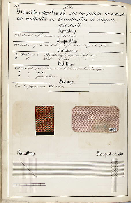 Théorie de la fabrication des étoffes de soie, Emile Klingholz, Silk, paper, French