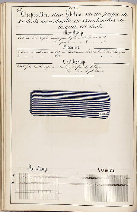 Théorie de la fabrication des étoffes de soie, Emile Klingholz, Silk, paper, French