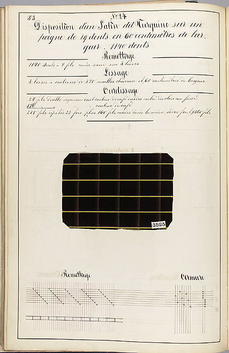 Théorie de la fabrication des étoffes de soie, Emile Klingholz, Silk, paper, French