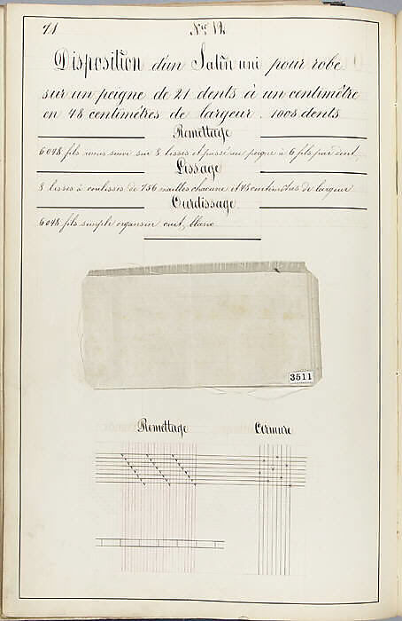 Théorie de la fabrication des étoffes de soie, Emile Klingholz, Silk, paper, French