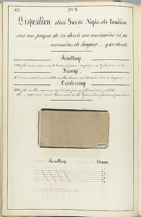 Théorie de la fabrication des étoffes de soie, Emile Klingholz, Silk, paper, French
