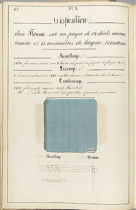 Théorie de la fabrication des étoffes de soie, Emile Klingholz, Silk, paper, French